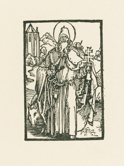 Sint Antonius de Grote door Albrecht Dürer or Duerer