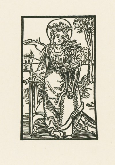 Sint-Katelijne door Albrecht Dürer or Duerer