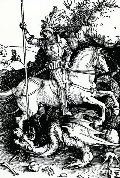 Sint-Joris en de Draak door Albrecht Dürer