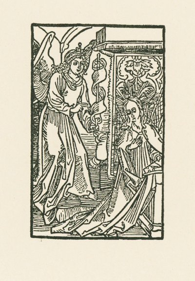 De Aankondiging door Albrecht Dürer or Duerer