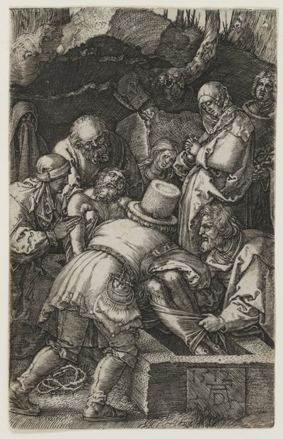 De Graflegging van Christus door Albrecht Dürer