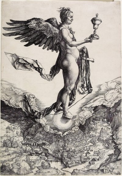 Het grote fortuin, ca. 1501-1502 door Albrecht Dürer