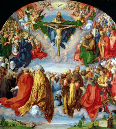 Het Landauer altaarstuk, Allerheiligen door Albrecht Dürer