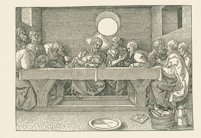 Het laatste avondmaal door Albrecht Dürer or Duerer