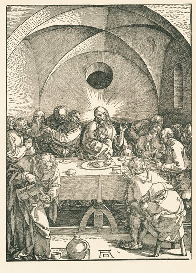 Het laatste avondmaal door Albrecht Dürer or Duerer