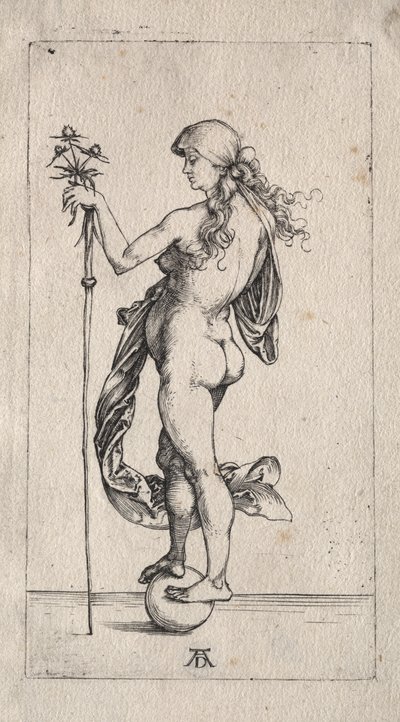 Het kleine fortuin, ca. 1497 (gravure) door Albrecht Dürer or Duerer