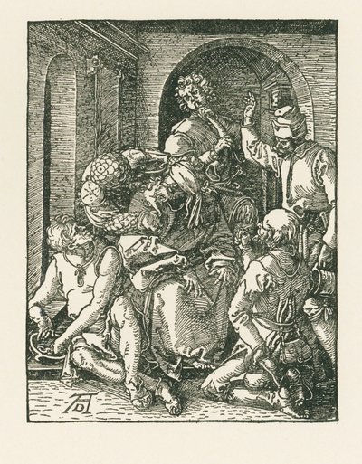 De bespotting van Christus, ca. 1508-09 (houtsnede) door Albrecht Dürer or Duerer