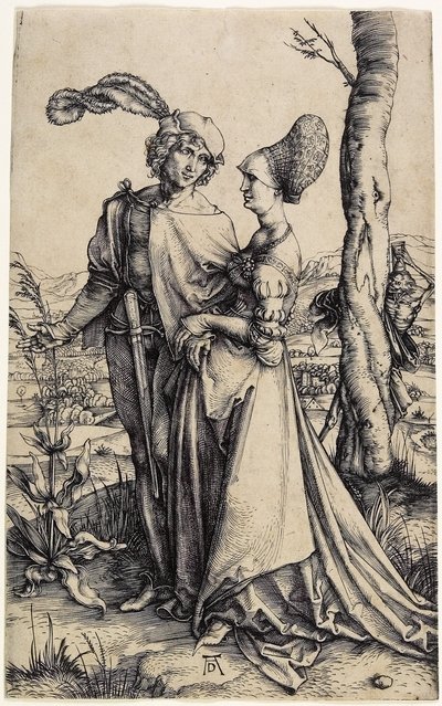 De Promenade, ca. 1496 door Albrecht Dürer