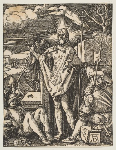 De opstanding, uit de Kleine Passie, ca. 1510 door Albrecht Dürer
