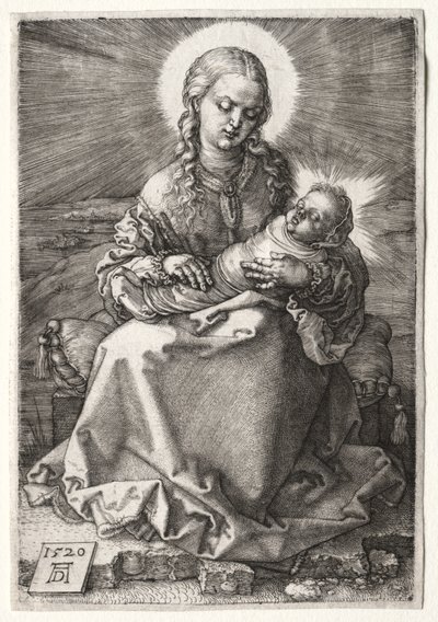 De Maagd met het Ingewikkelde Kind door Albrecht Dürer or Duerer