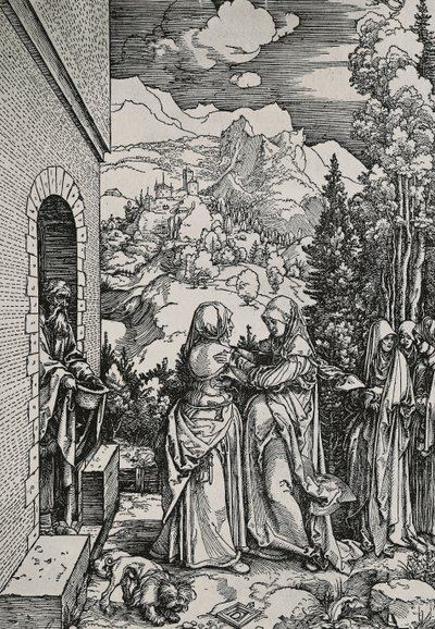 De Visitatie door Albrecht Dürer