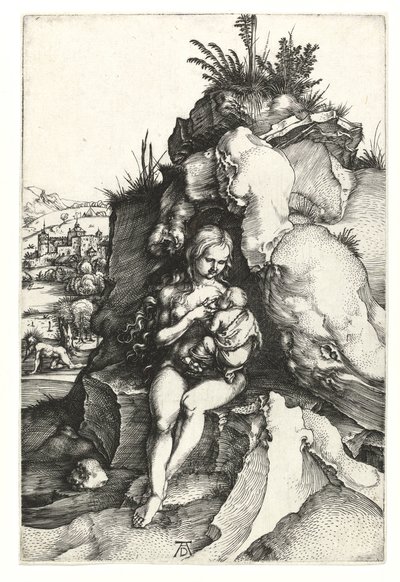 De boetedoening van St. Johannes Chrysostomus, 1496 door Albrecht Dürer