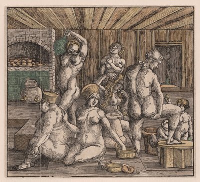 Het vrouwenbad door Albrecht Dürer