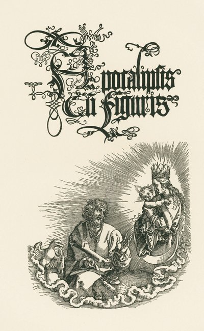 Titelpagina van de tweede Latijnse editie van 1511 (houtsnede) door Albrecht Dürer or Duerer