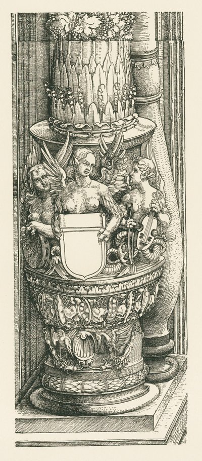 Triomfboog voor keizer Maximiliaan I door Albrecht Dürer or Duerer