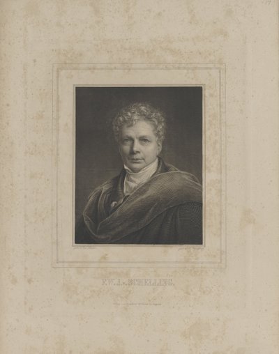 Friedrich Wilhelm Joseph Schelling door Albrecht Fürchtegott Schultheiss