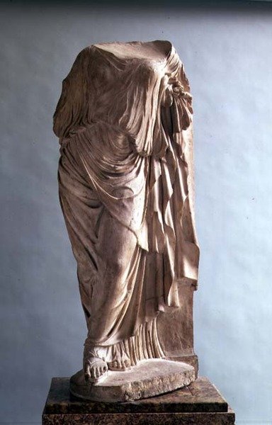 Aphrodite, kopie van origineel, ca. 5e eeuw v.Chr. (marmer) door Alcamenes (attr. to)