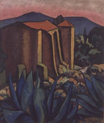 Het Einde van een Middag in de Provence door Alcide Marie Le Beau