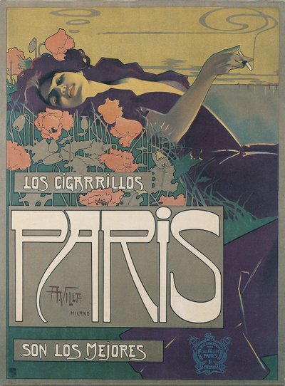 Cigarrillos Paris door Aleardo Villa