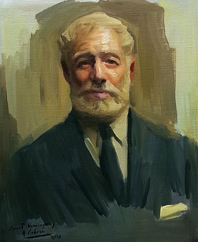 Ernest Hemingway door Alejandro Cabeza