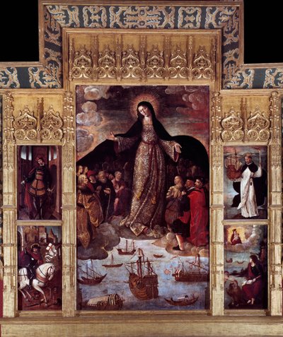 De Maagd van de Zeevaarders, 1505-36 door Alejo Fernandez