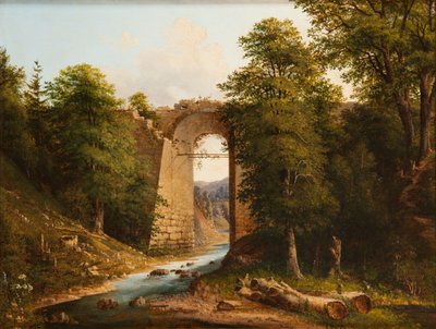 Brug in Czerna door Aleksander Płonczyński