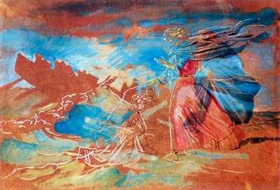 Christus loopt op het water, 1840 door Aleksandr Ivanov
