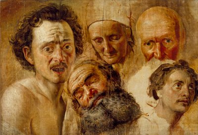 Studie van Hoofden door Aleksandr Ivanov