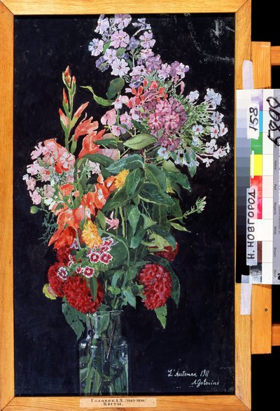 Boeket bloemen door Aleksandr Jakovlevic Golovin