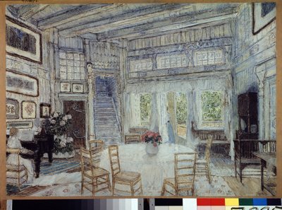 Decorontwerp voor de opera De magische spiegel van A. Koreshchenko door Aleksandr Jakovlevic Golovin