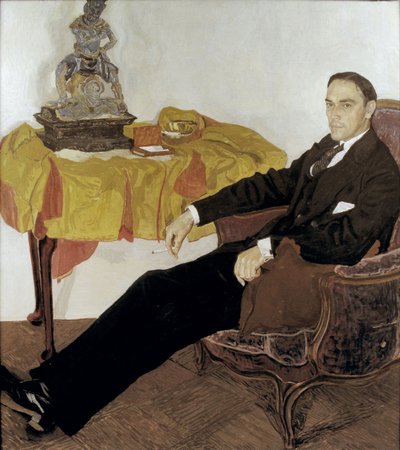 Portret van Michail Ivanovich Tereshchenko 1886-1956, 1911-1914 door Aleksandr Jakovlevic Golovin