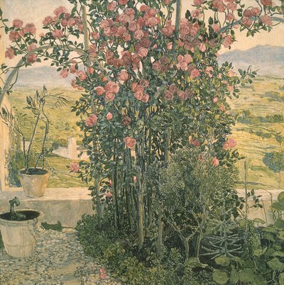 Vallei in Umbrië door Aleksandr Jakovlevic Golovin