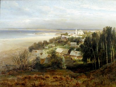 Het Pechersk-klooster door Alexei Kondratjewitsch Sawrassow