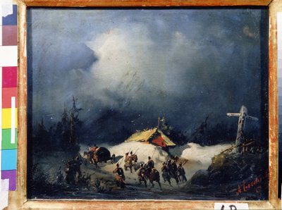 Decembrist Ballingen in Finland door Aleksei Petrovich Bogolyubov