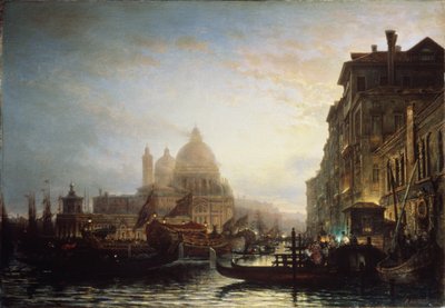 Venetië bij nacht, 1856 door Aleksei Petrovich Bogolyubov