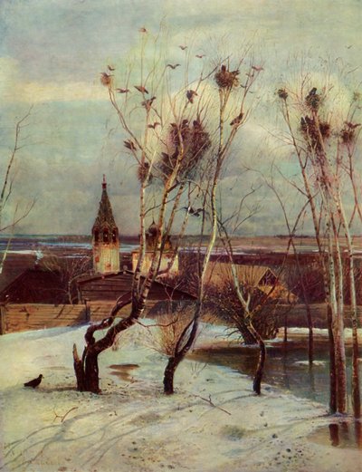 De raven zijn gearriveerd, 1871, 1965 door Aleksey Savrasov