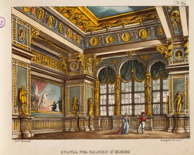 Kamer in het paleis van Elmiro, uit 