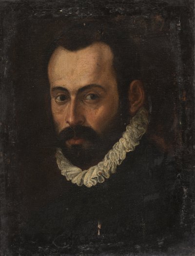 Alessandro Allori - Portret van een man door Alessandro Allori