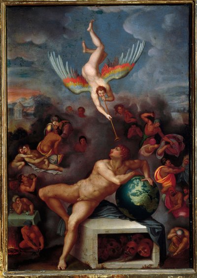 Allegorie van het Menselijk Leven (Schilderij, circa 1590) door Alessandro Allori