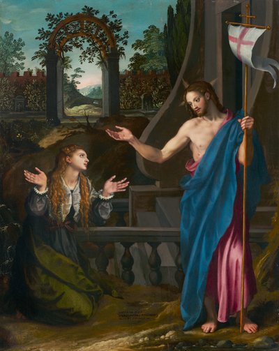 Noli me tangere door Alessandro Allori