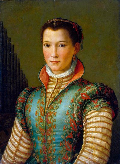 Portret van Eleonora van Toledo door Alessandro Allori
