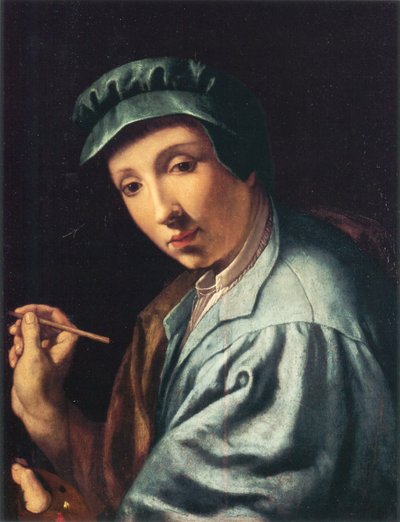 Zelfportret, ca. 1555 door Alessandro Allori