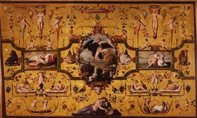 Spalliera met de liefdes van Jupiter, 1572 door Alessandro Allori