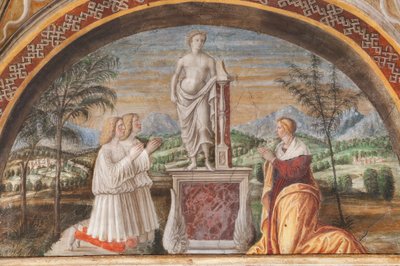 Scènes uit het Oude en Nieuwe Testament (detail) door Alessandro Araldi