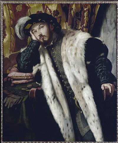 Portret van de graaf Cesareso door Alessandro Bonvicino Moretto