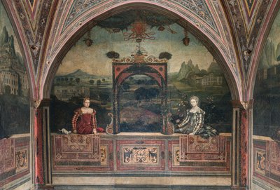 Kleine kamer van de edele dames door Alessandro Bonvicino Moretto