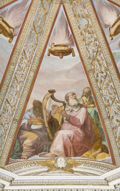 De koningen, uit de Eeuwige Vader en de koningen door Alessandro Casolani
