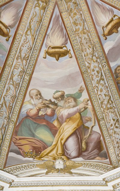 De koningen, uit de Eeuwige Vader en de koningen door Alessandro Casolani