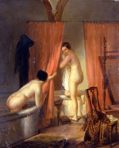 Alessandro Durini. "Na het bad" door Alessandro Durini