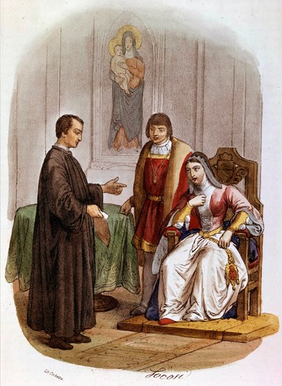 Niccolo di Bernardo dei Machiavelli (Nicolas Machiavel) door Alessandro Focosi